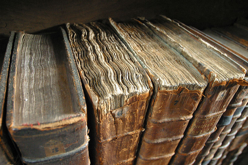 Image of old books.